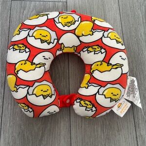 Gudetama Sanrio neck pillow. EUC. Licensed.